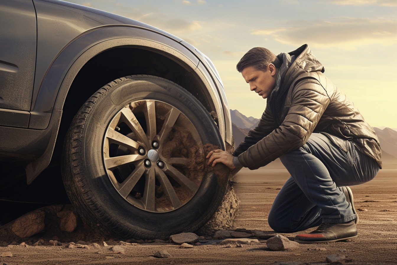 how to loosen a stuck tire