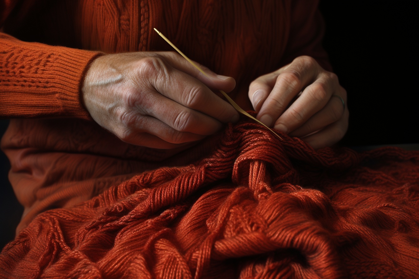 how to loosen tight knitting
